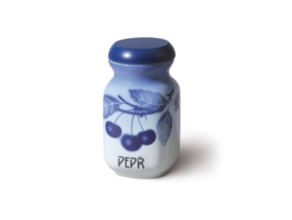 Dóza na pepř, 200 ml, modré třešně, český porcelán, Thun
