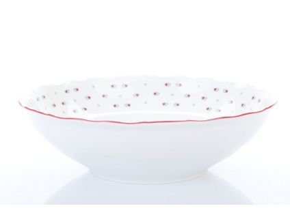 Mísa salátová, český porcelán, Verona, 24 cm, Franceska, G. Benedikt
