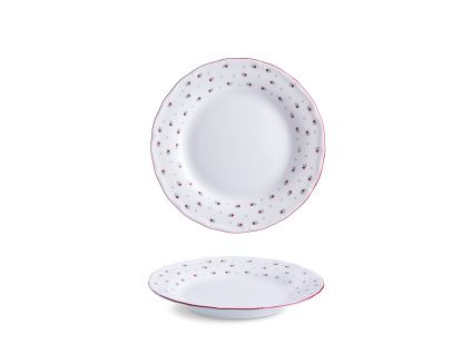 Talíř dezertní, český porcelán, Verona, 19 cm, Franceska, G. Benedikt