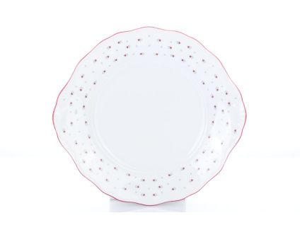 Talíř koláčový, český porcelán, Verona, 27 cm, Franceska, G. Benedikt
