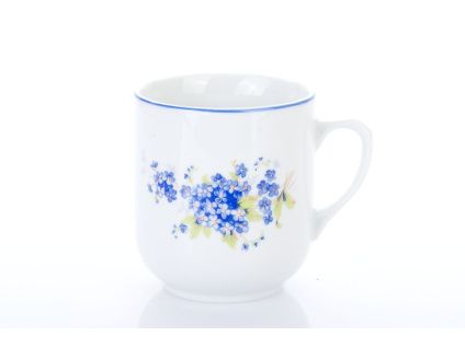 Hrnek Trojka, 300 ml, Český porcelán, Dubí, pomněnky