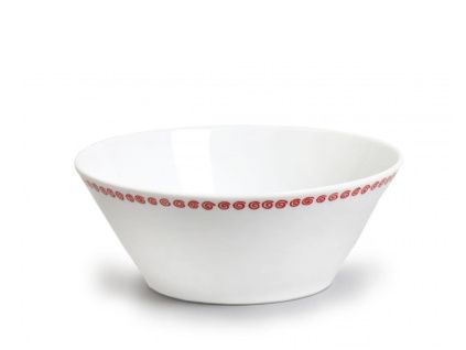 Miska na müsli, Odense, červená, 16 cm, karlovarský porcelán, Thun