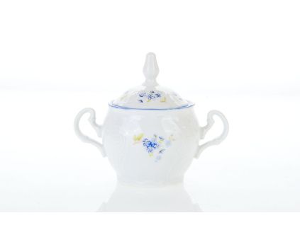 Cukřenka, český porcelán, Bernadotte, 220 ml, pomněnky, Thun