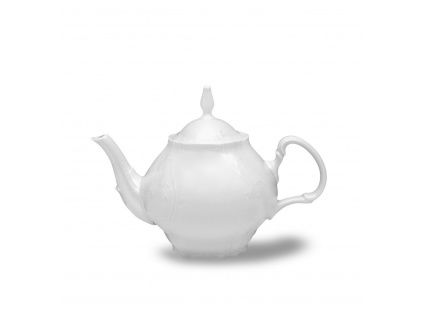 Porcelánová konvice čajová, Bernadotte, český porcelán, bílá, 1200 ml, Thun 1794