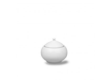Cukřenka, český porcelán, 200 ml, Opal, bílá, Thun