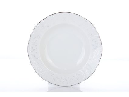 Bernadotte, hluboký talíř, 23 cm, mráz, porcelán Thun