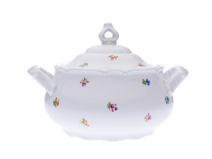 Mísa polévková porcelánová, 2,30 l, házenka, Ophelia, Thun RZ
