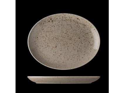 Podnos oválný, český porcelán, 28 cm, Lifestyle Natural, G. Benedikt