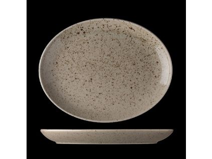 Podnos oválný, český porcelán, 32 cm,  Lifestyle Natural, G. Benedikt