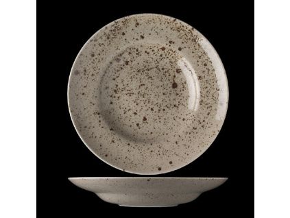 Talíř hluboký, český porcelán, 29 cm,  Lifestyle Natural, G. Benedikt