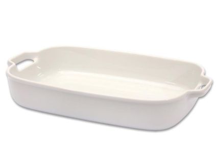 Mísa zapékací s uchy velká, český porcelán, 39,8 cm, Thun