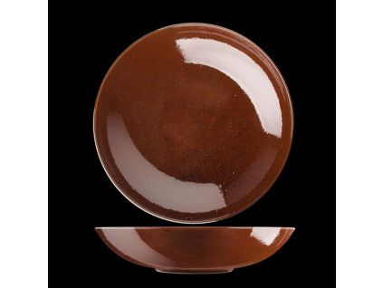 Talíř hluboký "coup", český porcelán, 26 cm,  Lifestyle Cocoa, G. Benedikt