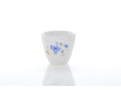 Likérka, český porcelán, Bernadotte, pomněnky, v. 4,2 cm, Thun