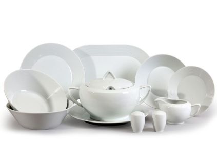 Lea, jídelní souprava, porcelán, bílá, Thun, 26 d.