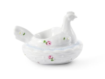 Porcelánový kalíšek na vejce - slepice, RoseLine, Leander