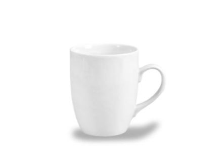 Bílý porcelánový hrnek, český porcelán, 370 ml, Eva, Thun