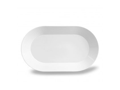 Oválná mísa, 32 cm, bílý porcelán, Lea, Thun