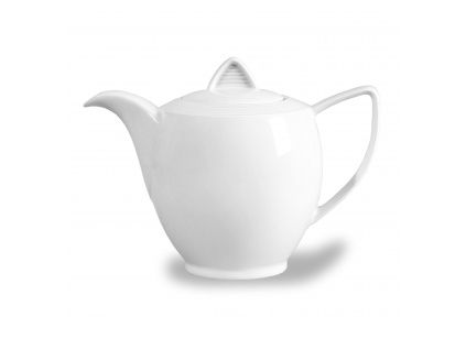 Bílá čajová konvice, 1,35 l, český porcelán, Lea, Thun