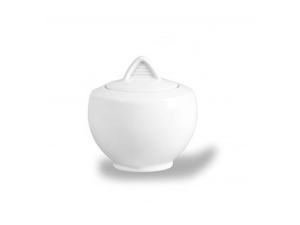 Cukřenka bílá, český porcelán, 350 ml, Lea, Thun