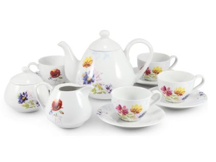 Čajová sada, porcelán, Palouček z Louček, Leander, 11 d