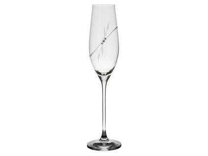 Sklenice na sekt, Celebration, 210 ml, Crystal Elements, 6 ks