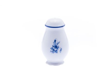 Rose, pepřenka uzavřená, porcelán, modré růže, Thun