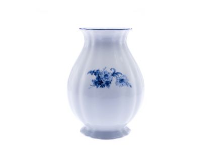 Rose, váza, porcelán, modré růže, 18,5 cm, Thun