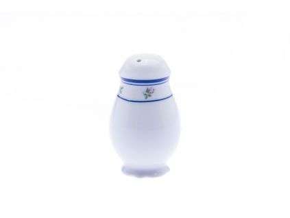 Rose, slánka uzavřená, porcelán, červené růžičky, Thun