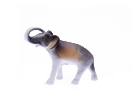 Porcelánová figurka, slon, Royal Dux, 11 cm