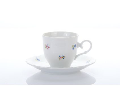 Ophelia, šálek a podšálek, 190 ml, házenka, český porcelán, Thun R. Z.