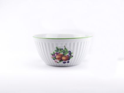 Miska na musli, 14 cm, Český porcelán Dubí, ovoce