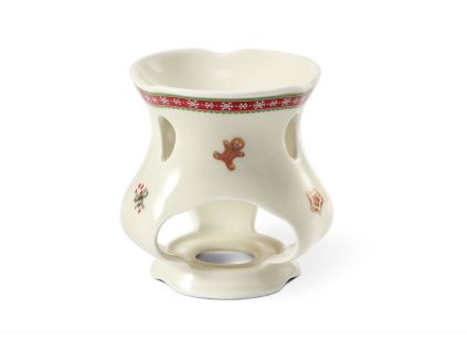Aromalampa, vánoční porcelán, perníčky, 9 cm, Leander
