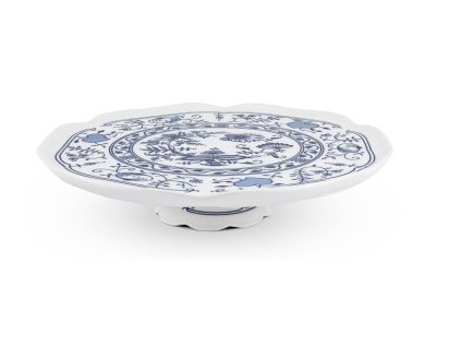 Talíř dortový 28 cm na nožce, Mary-Anne, cibulák, Leander