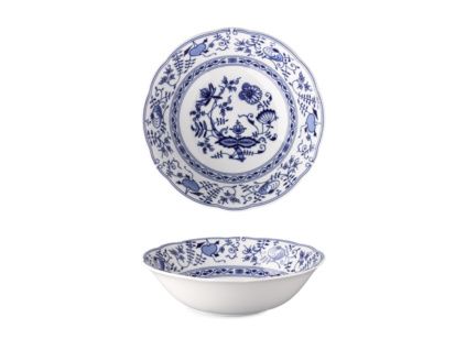Mísa kompotová, 16 cm, český porcelán, Mary-Anne, cibulák, Leander