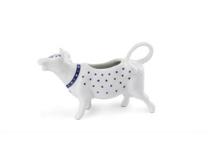 Mlékovka, kravička, 70 ml, český porcelán, Hyggeline, modrá, Leander