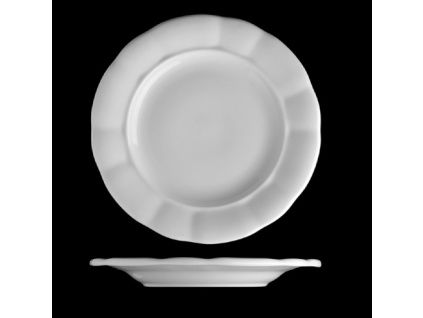 Talíř mělký 26 cm, český porcelán, Benedikt, G. Benedikt