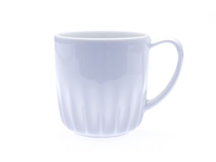 Hrnek, bílý, Ribby, 300 ml, český porcelán, G. Benedikt