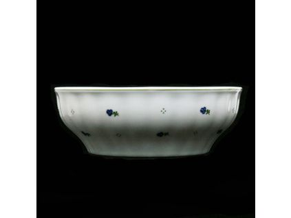 Mísa válcová, porcelán, modré kytičky, 26 cm, G. Benedikt
