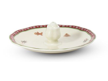 Stojánek na vonnou tyčinku, perníčky, vánoční porcelán, Leander