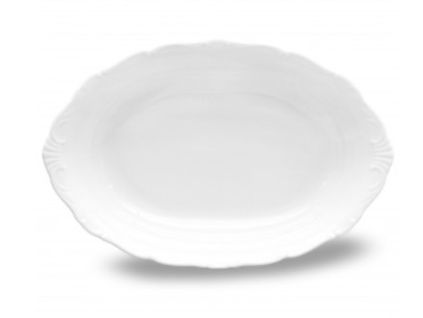 Koš na chléb, 36 cm, bílý porcelán, Ophelia, Thun RZ