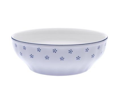 Mísa válcová, 26 cm, modrá Valbella, český porcelán, G. Benedikt