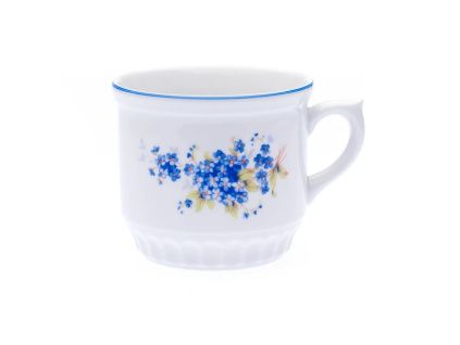 Hrnek Selský, 0,42 l, pomněnky, Český porcelán, Dubí