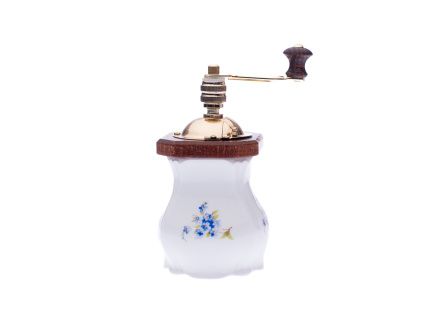 Mlýnek na koření, 15 cm, pomněnky, Český porcelán