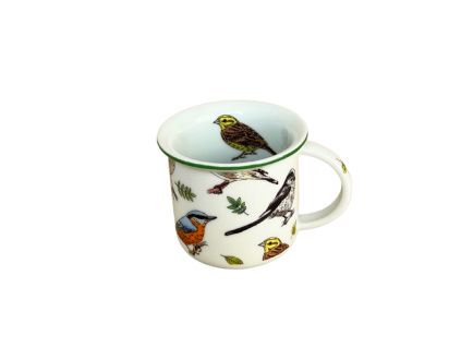 Hrnek Tina, 100 ml, ptáčci, Český porcelán Dubí