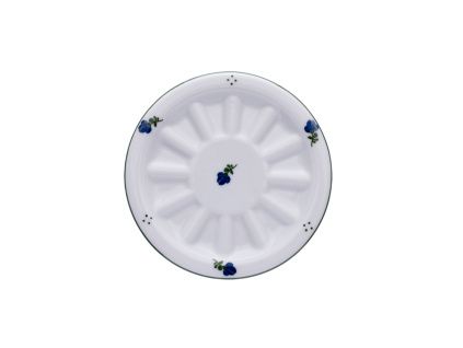 Pivní porcelánový tácek, kytičky, 12 cm, G. Benedikt