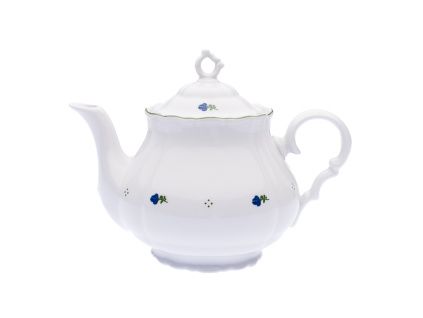 Konvice čajová, 1,2 l, kytičky, porcelán G. Benedikt