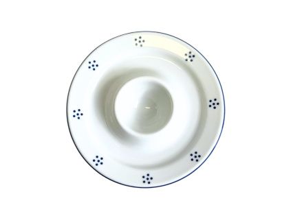 Kalíšek na vejce 12 cm, modrá Valbella,porcelán, G. Benedikt