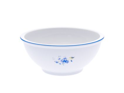 Miska hladká na polévku, 16 cm, pomněnky, porcelán Dubí