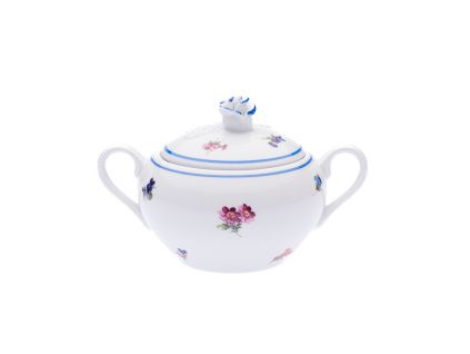 Cukřenka s oušky, 0,3 l, rakouská házenka, Český porcelán