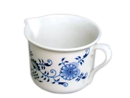 Hrnek Vařák velký s hubičkou  0,90 l, cibulák, Český porcelán